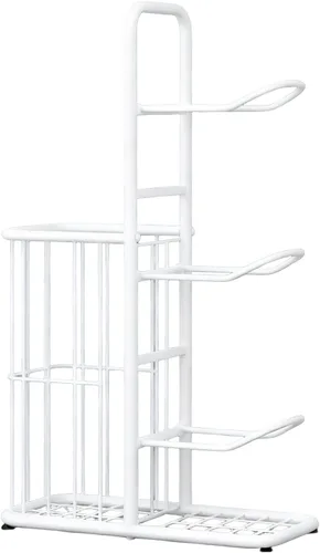 Miniatura 9 de Estante vertical de bolas para garaje, soporte vertical de exhibición de baloncesto para interiores y exteriores, estante de almacenamiento