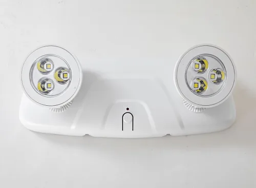 Miniatura 9 de TANLUX Luces de emergencia LED con batería de respaldo, luces de emergencia comerciales ajustables de dos cabezales, certificación UL, CA 120/277V