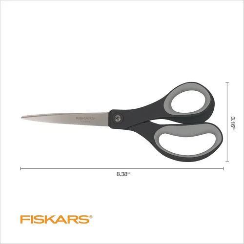 Miniatura 6 de Fiskars Tijeras de titanio Softgrip para uso diario (8 pulgadas), 2
