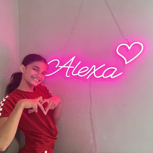 Miniatura 7 de Letreros de neón personalizados para decoración de pared, letrero de neón personalizado grande con atenuador, letrero luminoso personalizado, regalo