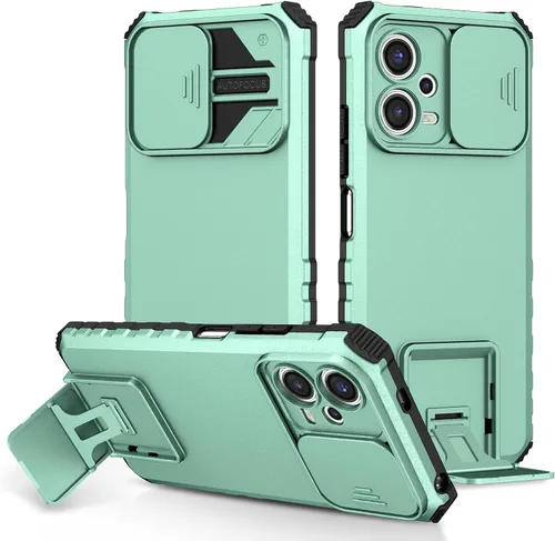 Miniatura 117 de Funda compatible con Xiaomi Redmi Note 12 Pro 4G Dimensional Soporte Ventana Deslizante Teléfono Móvil Funda Protectora a Prueba de Golpes Funda
