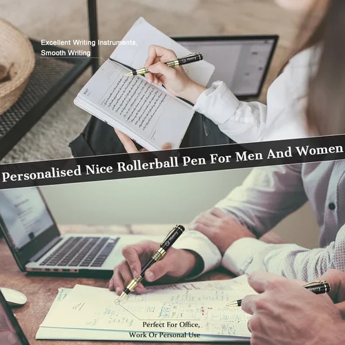 Miniatura 6 de Bnesi Bolígrafo de lujo, juegos de bolígrafos de escritura personalizados, bonitos bolígrafos para hombres y mujeres, regalo profesional, ejecutivo