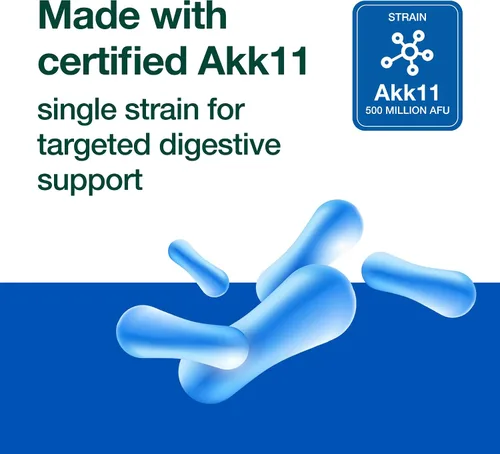 Miniatura 4 de Fresh Nutrition Akkermansia Muciniphila Probiotic 500M AFU para producción de GLP-1 - Suplemento probiótico pre + - 30 cápsulas