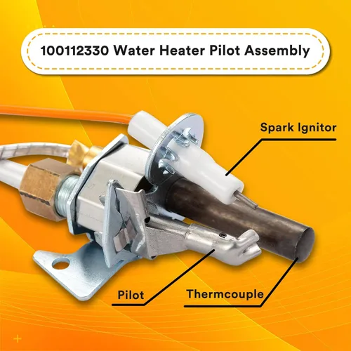 Miniatura 2 de Upgrade 100112330 - Conjunto piloto de calentador de agua, kit de repuesto para 300 serie 301, compatible con Reliance, Whirlpool, A.O.smith