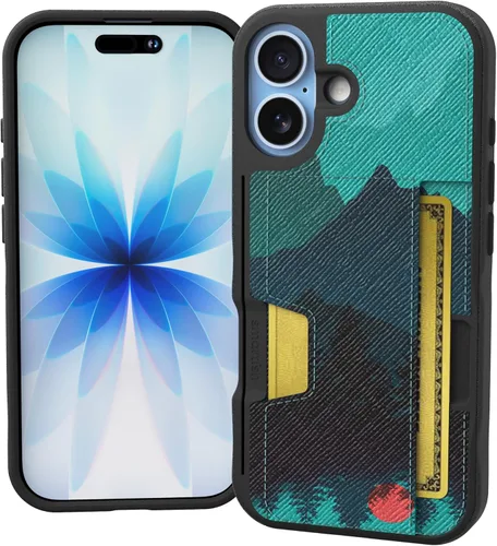 Miniatura 61 de Smartish Funda tipo cartera para iPhone 13 Pro – Wallet Slayer Vol. 2 [delgada + protectora] tarjetero con función atril - Black Tie Affair
