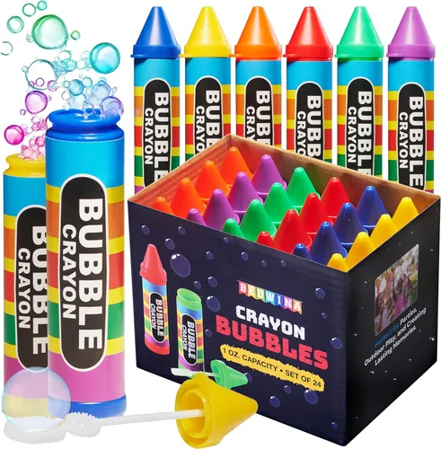 Miniatura 8 de Mini burbujas de neón para fiestas para niños, (paquete de 12) varitas y botellas a granel para soplar burbujas, recuerdos de fiesta de cumpleaños