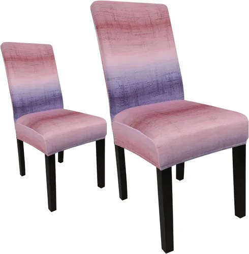 Miniatura 139 de JQinHome Juego de 8 fundas para sillas de comedor, fundas de alta elasticidad extraíbles y lavables, fundas protectoras de asiento para silla