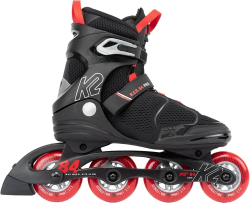 Miniatura 2 de K2 F.I.T. 84 Pro Negro-Rojo Hombres Patines En Línea