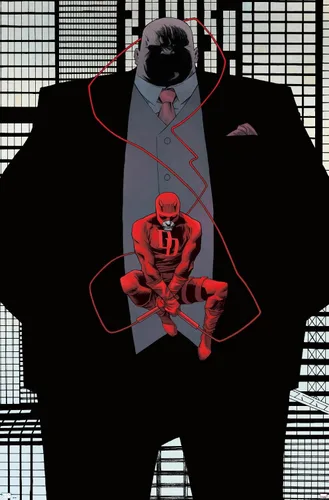 Miniatura 9 de Trends International Marvel Comics Daredevil - Póster de pared Kingpin Shadow, 22.4 pulgadas de largo x 14.7 pulgadas, versión enmarcada en bronce