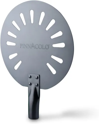 Miniatura 6 de Cáscara de pizza de aluminio perforado de 16 pulgadas con asa, ligera y premium, perfecta para pizza, pan y pasteles caseros