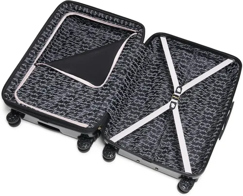 Miniatura 8 de Karl Lagerfeld Paris Maleta para mujer Ruedas giratorias Hardside, Negro -, Maleta Spinner Ruedas Hardside