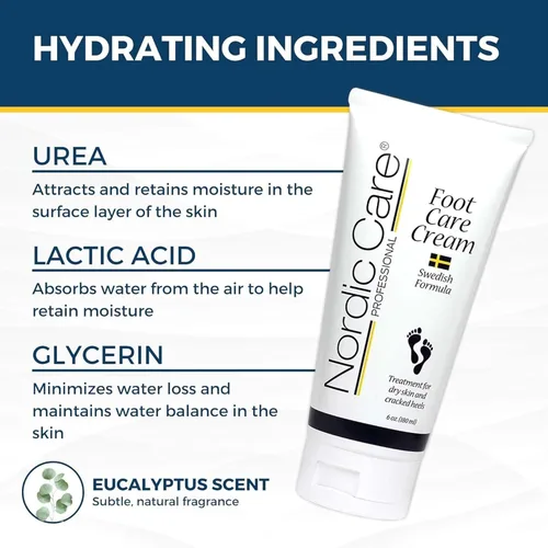 Miniatura 4 de Nordic Care Crema para el cuidado de los pies, 6 onzas (paquete de 2)
