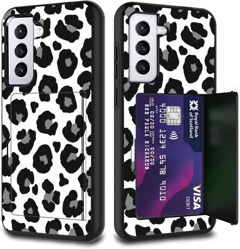 Miniatura 79 de Funda híbrida de doble capa con función atril para Samsung Galaxy A16 5G de 6.9 pulgadas, diseño de vaca con bandera estadounidense