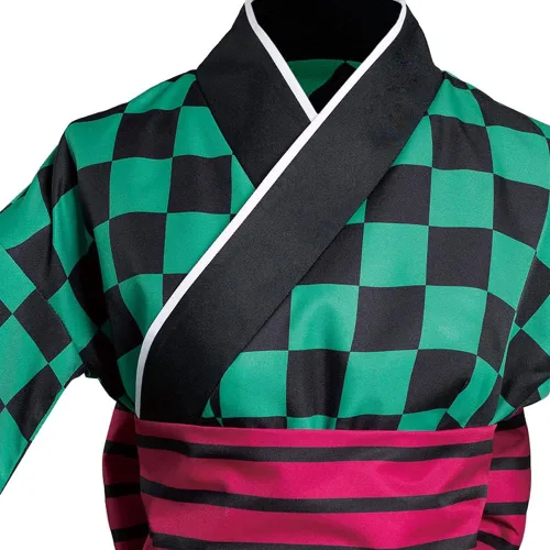Miniatura 5 de Tanjirou Kamado - Disfraz de cosplay de anime para mujer, kimono, uniforme