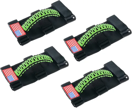 Miniatura 26 de Savadicar 2 x Asas de Agarre para Barra Antivuelco Manijas de Agarre para Jeep Wrangler YJ TJ JK JL y Gladiator JT 1987-2023, UTV, ATV, Accesorios