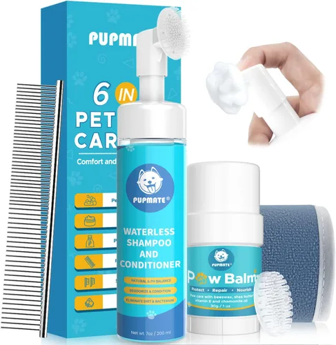 Miniatura 9 de Limpiador de patas para perros y gatos, limpiador de patas de perro espumoso sin enjuague, hipoalergénico y pH equilibrado, 7 onzas líquidas