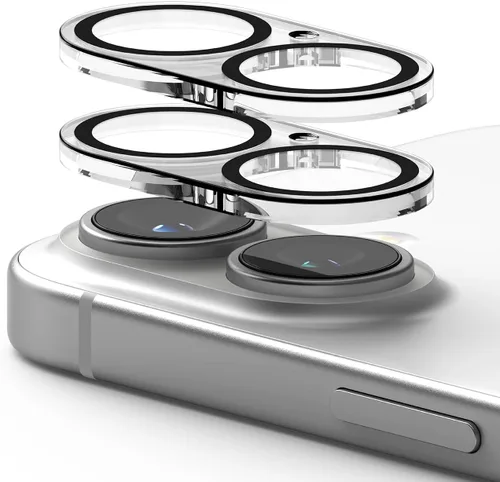 Miniatura 13 de Ringke Paquete de 3 protectores de lente de cámara para Google Pixel 8, vidrio de cámara [protección multicapa], fácil de instalar, compatible