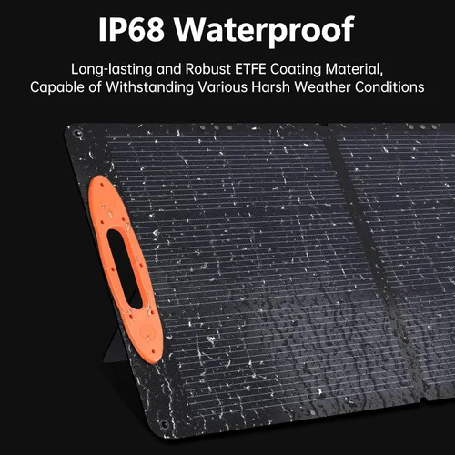 Miniatura 6 de SOKIOVOLA N-Type 16BB 100W Panel Solar Portátil Plegable 18V Mono ETFE, Panel Solar Plegable de Alta Eficiencia del 25% IP68 Impermeable para 100
