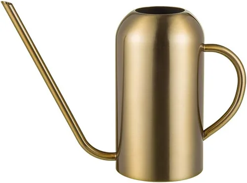 Miniatura 10 de Regadera de metal con boquilla larga de 40 oz/1.3 L, regadera de acero inoxidable para plantas de interior y exterior, negro mate