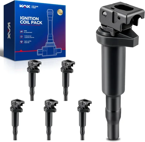 Bobina de encendido KAX UF667 Paquete de 6 - Compatible con 328i, X5, X1, 335i, 325i, 528i, X3, Cooper, 535i, 320i, 530i, 750Li, 328xi, Z4, 525i,