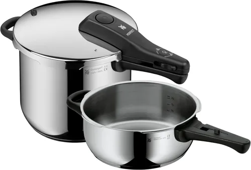 Miniatura 19 de WMF Perfect – Set de cocina rápida de 8.7 in de diámetro 4 litros y medio + cuerpo 3 litros de acero inoxidable para inducción