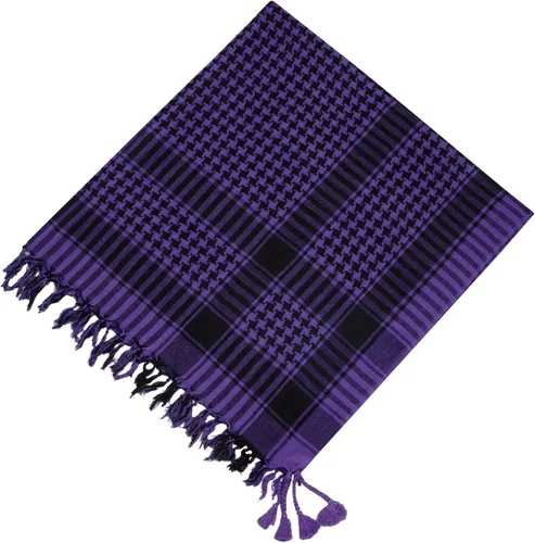 Miniatura 61 de LOVARZI Shemagh Cottons Arab Keffiyeh - Bufanda militar táctica para cabeza y cuello