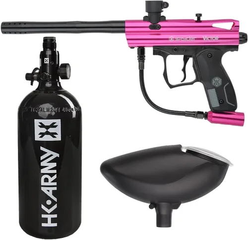 Miniatura 9 de Kit de pistola para paintball Action Village Kingman Spyder Victor Entry (Azul brillante)