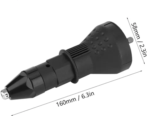 Miniatura 8 de Hilitand Adaptador de pistola remachadora eléctrica Adaptador de pistola de tuerca remachadora Adaptador de pistola remachadora Inserto remachador