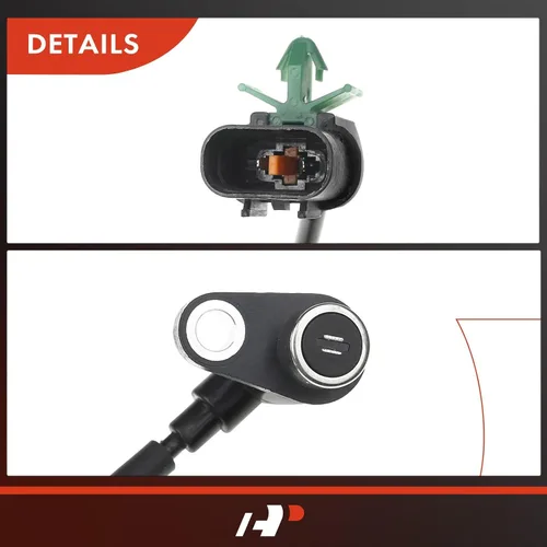 Miniatura 7 de A-Premium Sensor de velocidad de rueda ABS compatible con modelos Mitsubishi, Montero Sport 1998-1999, Sport Utility - Parte trasera del conductor