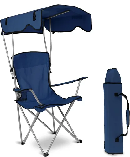 Miniatura 12 de Reclining Camping Chair with Footrest, 4-Position Adjustable Zero Gravity Chair, Portable Folding Camping Lounge Chair with Headrest Cup Holder &