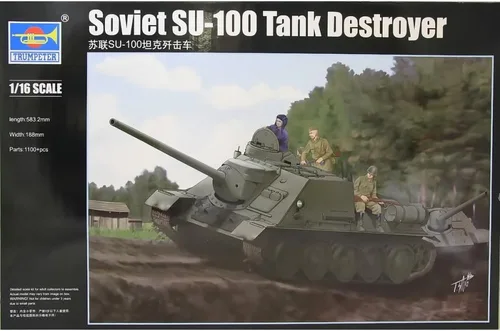 Miniatura 4 de Trumpeter Kit de modelo de destructor de tanques soviético SU-100