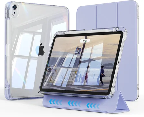 Miniatura 7 de Funda híbrida para iPad Air de 11 pulgadas (M4) 2026/(M3) 2025/(M2) 2024, iPad Air de 5ª/4ª generación 2022/2020 de 10.9 pulgadas con soporte