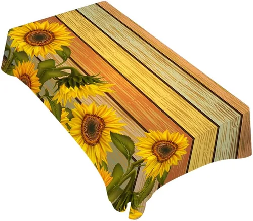 Miniatura 24 de Mantel rectangular decorativo para cancha de baloncesto, parquet para interiores de cancha de poliéster, para cocina, comedor, barbacoa, picnic