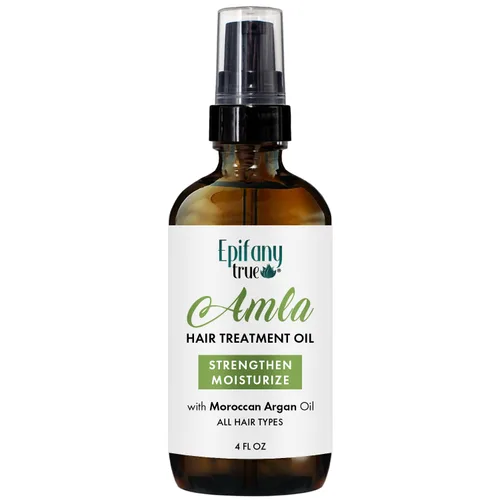 Epifany True Amla - Aceite de tratamiento capilar de 4 onzas, crecimiento del cabello, adelgazamiento de pérdidas, cuero cabelludo sensible, estilos