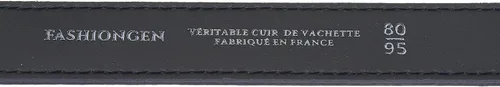Miniatura 4 de FASHIONGEN - Women genuine Italian leather belt LUNA, Made in France
