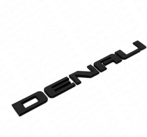 Miniatura 8 de Aimoll Denali Emblemas de placa de identificación, insignia para GM 07-16 Yukon Sierra Terrain (1 unidad, cromado)