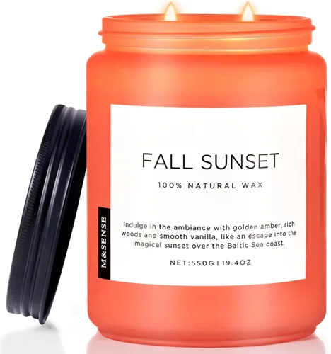 Miniatura 33 de M&SENSE Ode to Winter - Vela perfumada para el hogar, cera de soja natural, mecha de algodón, aroma de invierno, 7.05 onzas hasta 50 horas de tiempo