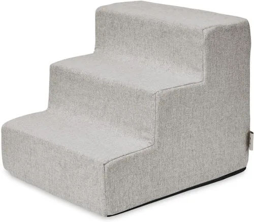 Miniatura 12 de Best Pet Supplies - Escalera de espuma portátil, perros pequeños, gatos, equilibrada, segura, antideslizante, interior, sin montaje, apoyo sillón