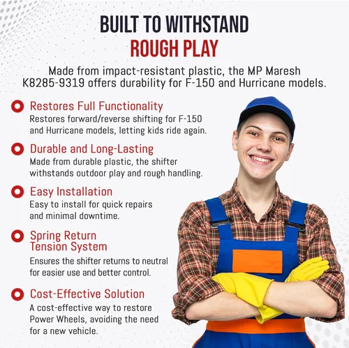 Miniatura 4 de MP Maresh Products K8285-9319 Conjunto de palanca de cambios de plástico de repuesto hacia adelante y hacia atrás compatible con ruedas de potencia