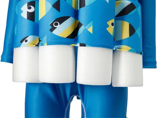 Miniatura 4 de Traje de baño de una pieza para bebés y niños con protección solar UPF 50+ para playa, piscina y juegos de verano para niños y niñas Upf 50+azul