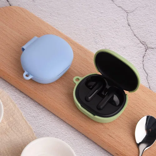 Miniatura 3 de Compatible con Redmi Buds 4 Lite, funda de silicona suave de ajuste delgado, accesorios para Redmi Buds 4 Lite con llavero para mujeres, niñas