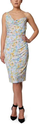 Miniatura 2 de LAUNDRY BY SHELLI SEGAL Vestido midi asimétrico sin mangas para mujer