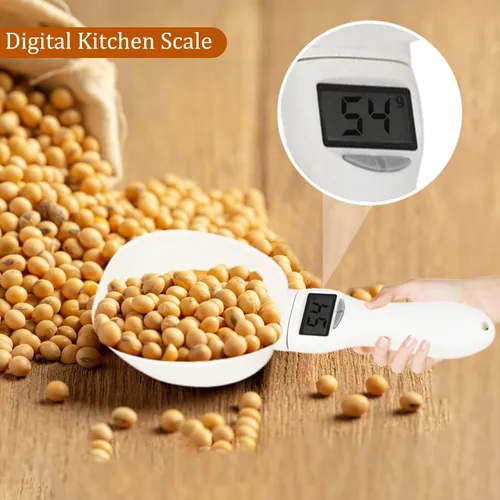 Miniatura 5 de Cuchara medidora digital, cuchara medidora electrónica con pantalla LCD, escala de medición de alimentos de alta precisión de 28.22 oz/0.00 oz