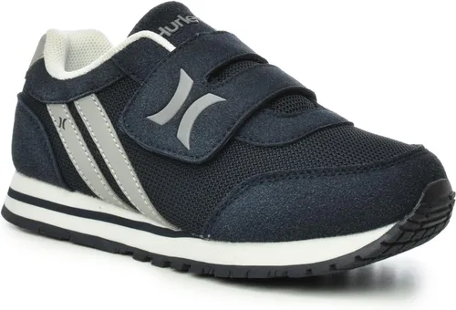 Miniatura 3 de Hurley Tenis unisex con cierre de velcro para niños, para correr y caminar, tenis de moda para niños pequeños, niños pequeños y niños grandes
