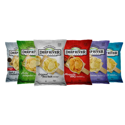 Deep River Snacks Hervidor de patatas fritas, paquete variado, 2 onzas (paquete de 24)