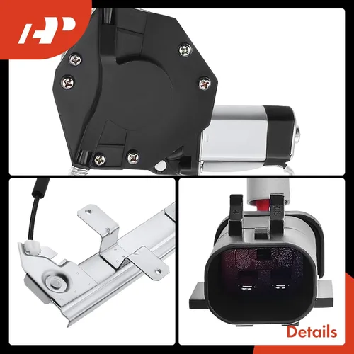 Miniatura 8 de A-Premium Elevalunas eléctrico con motor delantero del lado del conductor compatible con Jeep Grand Cherokee 1999-2000 Sport Utility delantera