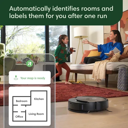 Miniatura 10 de iRobot Roomba Combo 10 Max Robot Aspirador y Trapeador + Base AutoWash (x0850) – Base multifuncional, cubo de recarga, lava y seca su almohadilla