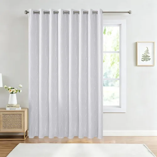 Miniatura 21 de BUHUA - Paneles de cortinas opacas para sala de estar, cortinas grises con aislamiento térmico, cortinas de ventana para dormitorio - 72 pulgadas