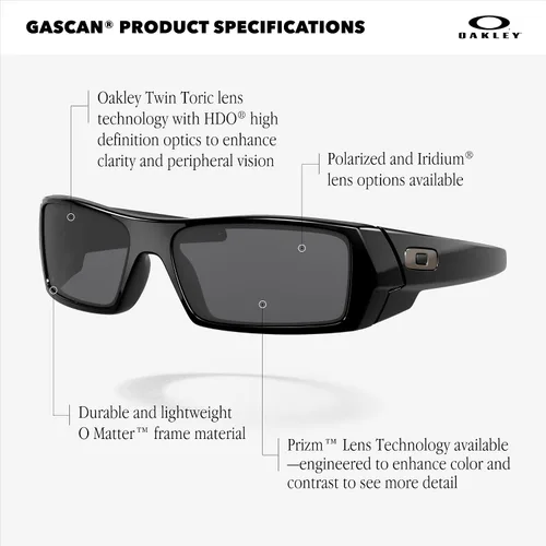 Miniatura 4 de Oakley Gafas de sol rectangulares Oo9014 Gascan para hombre