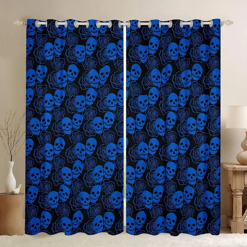 Miniatura 30 de Feelyou Cortinas opacas abstractas modernas de arte abstracto para dormitorio, sala de estar, niños, patrón rojo, gris, negro, patrón de Multi 05